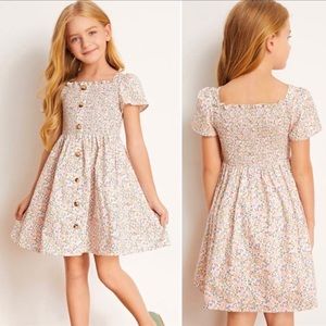 Girl’s SHEIN Cream Ditsy Floral Dress 11 - 12 yrs
